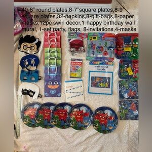 PJ Masks Kids Party Supplies Set
